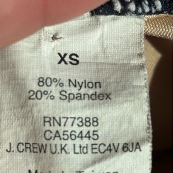 J Crew XS blue and white polkadot bikini bottom - Picture 5 of 5